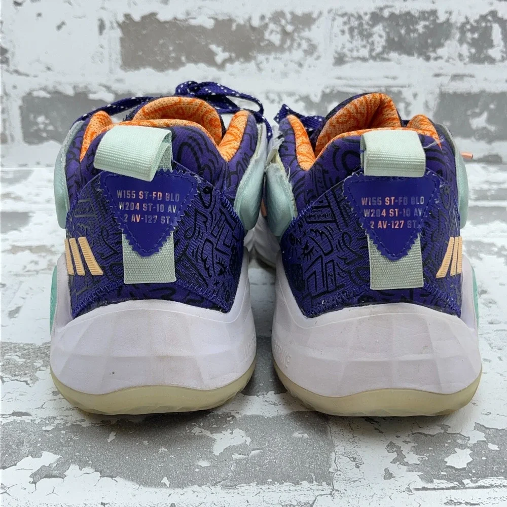 Adidas D.O.N Issue #3 Jazz Purple Yellow Donovan Mitchell‎ DON Sneaker Size 5.5